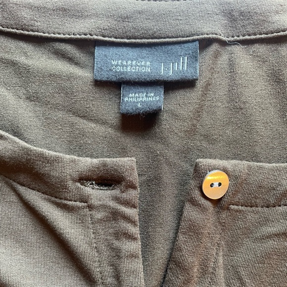 Brown with Black Bottom Cardigan - Picture 4 of 4